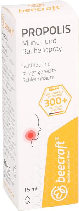 Image du produit Sanhelios beecraft Spray buccal et pharyngé à la propolis, solution de 15 ml (15 ml)