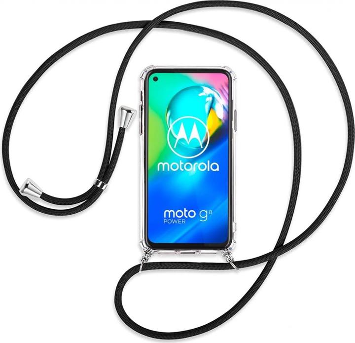 Actual product image Screenguard Motorola Moto G8 Power Loopster Necklace Cover