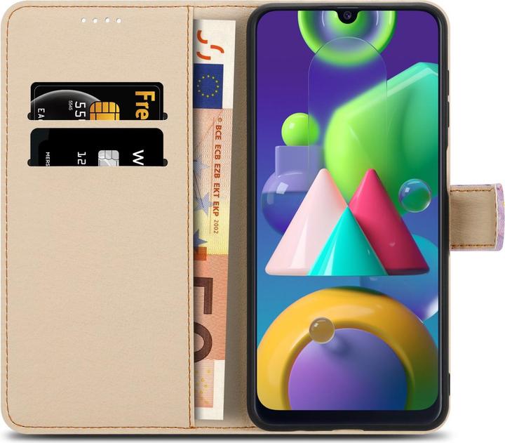 Produktbild Cadorabo Book Hülle mit Print für Samsung Galaxy M31 (Samsung Galaxy M31)