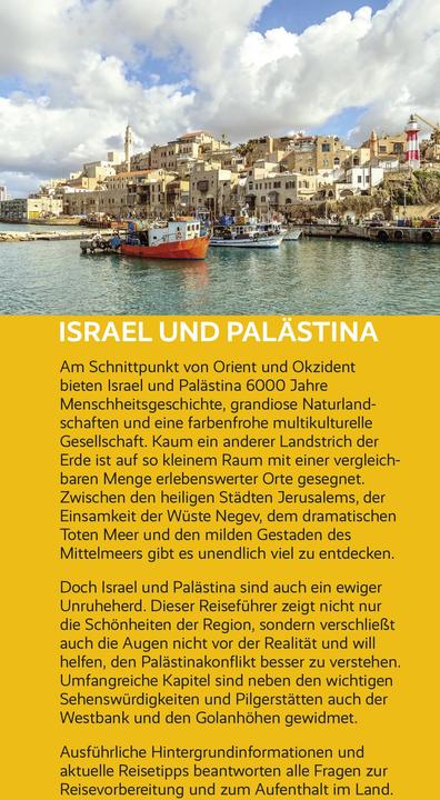 Produktbild Reiseführer Israel und Palästina (Deutsch, Jens Wiegand, 2022)