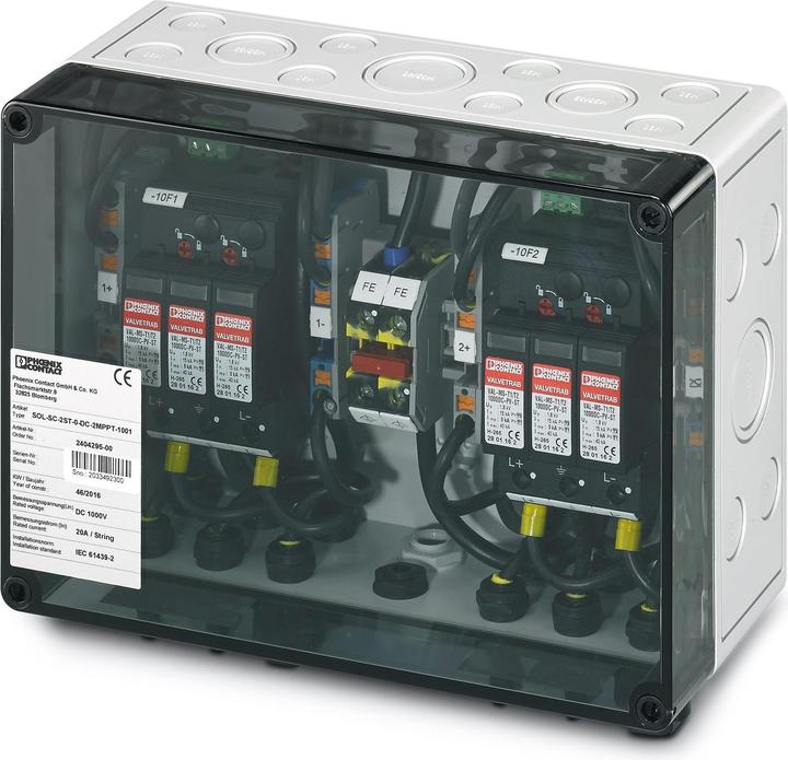 Phoenix Contact Phoenix SOL-SC-2ST-0-DC-2MPP 2404295 Generatoranschlusskasten PV 2x2 String