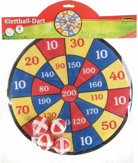 Produktbild Idena Klettball Dartspiel m. 4 Klettbällen, ca.35cm
