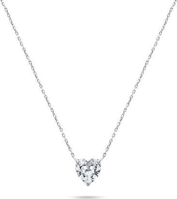 Produktbild Brilio Silver - Sparkling Silver Heart Necklace NCL53W