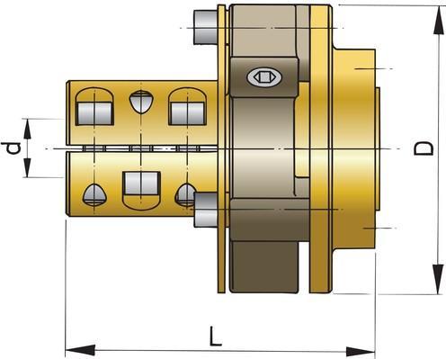 Produktbild Vetus Flexible Kupplung BULLFLEX4 für 25mm Welle