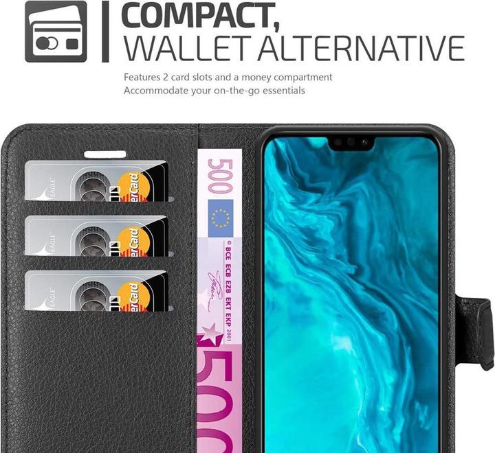 Actual product image Cadorabo Book with stand function cover (Honor 9X Lite)