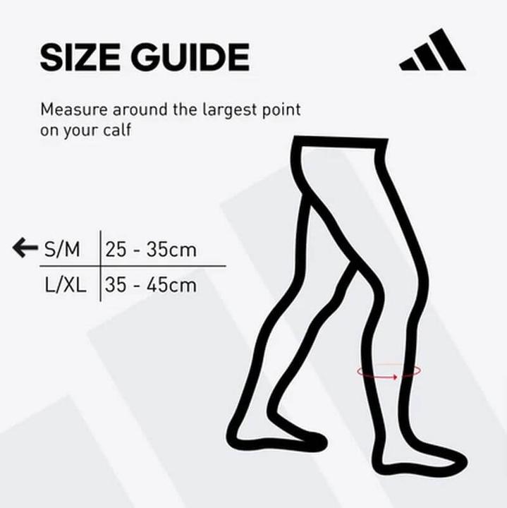 Actual product image adidas Compression Calf Sleeves (S, M)