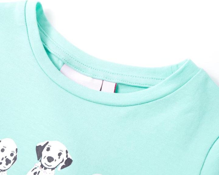Immagine prodotto VidaXL Maglietta per bambini Verde menta chiaro 92,Materiale: 95 % cotone (92)