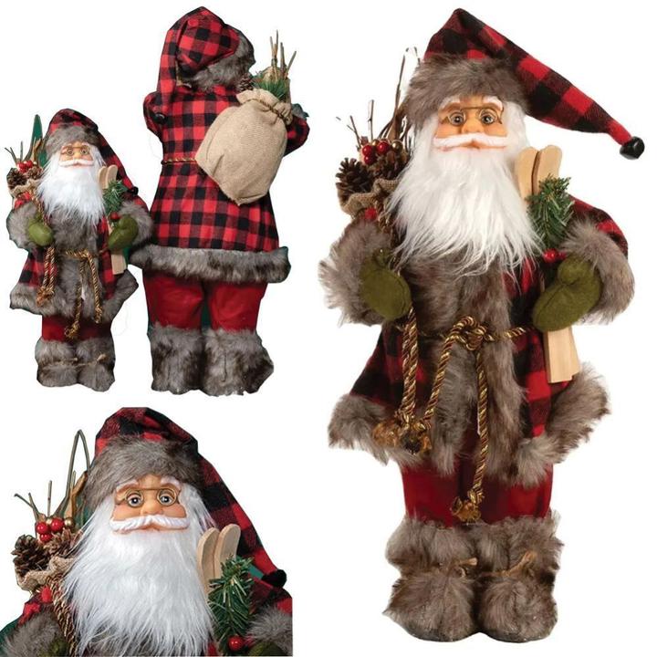 Actual product image DKD Home Decor Consumer electronics OEM SCANDINAVIAN SAINT CLAUS CHRISTMAS FIGURINE FOR CHRISTMAS PREMIUM 45CM (1 -part)
