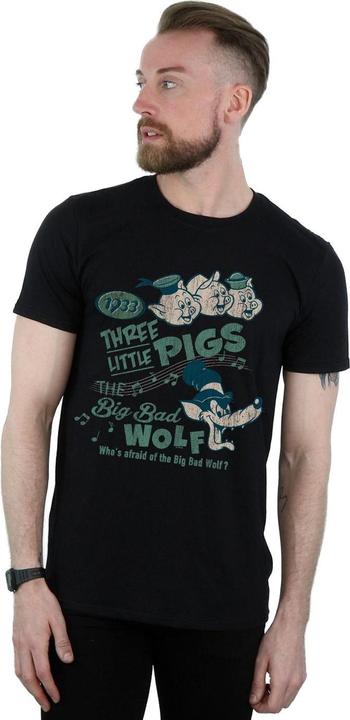Produktbild Disney Three Little Pigs Who's Afraid Of The Big Bad Wolf TShirt (3XL)