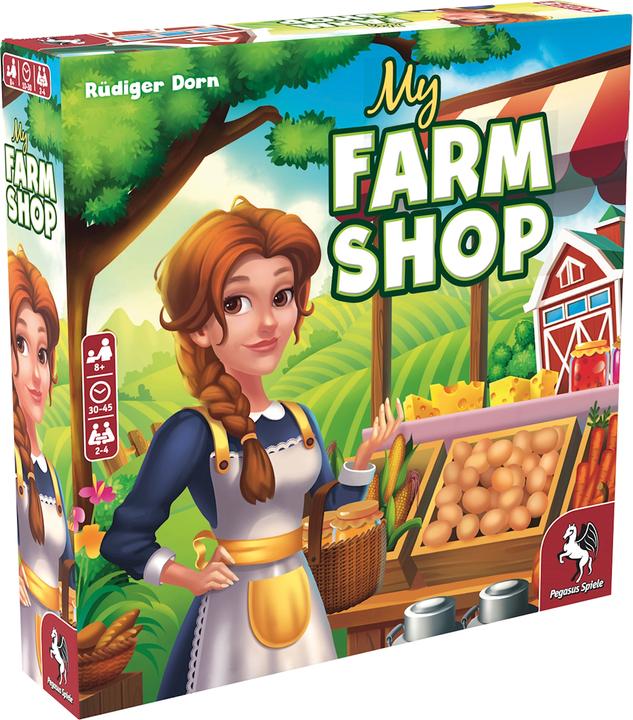 Produktbild Pegasus My Farm Shop, d ab 8 Jahren, 2-4 Spieler, Würfelspiel, Bauernhof (Deutsch, Englisch)