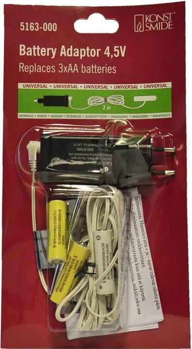Image du produit Konstsmide Adaptateur secteur pour les articles à piles (3 m)
