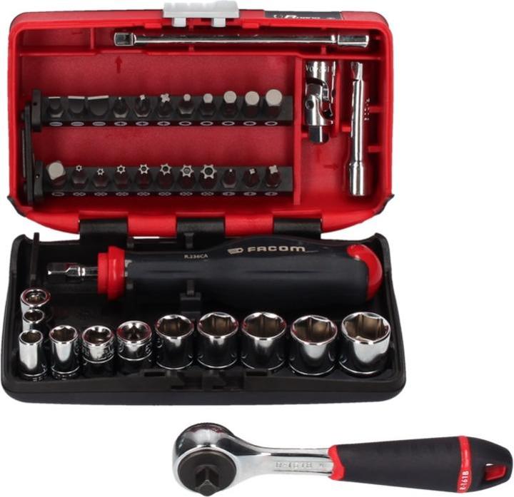 Image du produit Facom R2NANO Set de douilles 1/4", 38 pcs. + Coffret (834486)