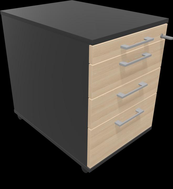 Décor de frêne beige sable avec structure, Gris argenté, Noir, Gris foncé
