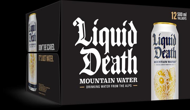 Immagine prodotto Liquid Death Acqua di montagna (12 x 50 cl)