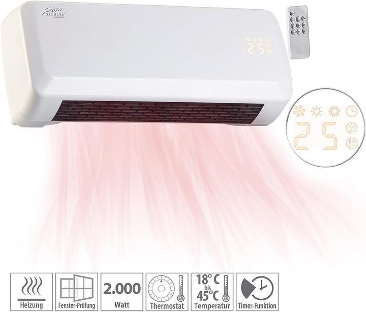 Produktbild Sichler Kompakter Wandheizlüfter (2000 W)