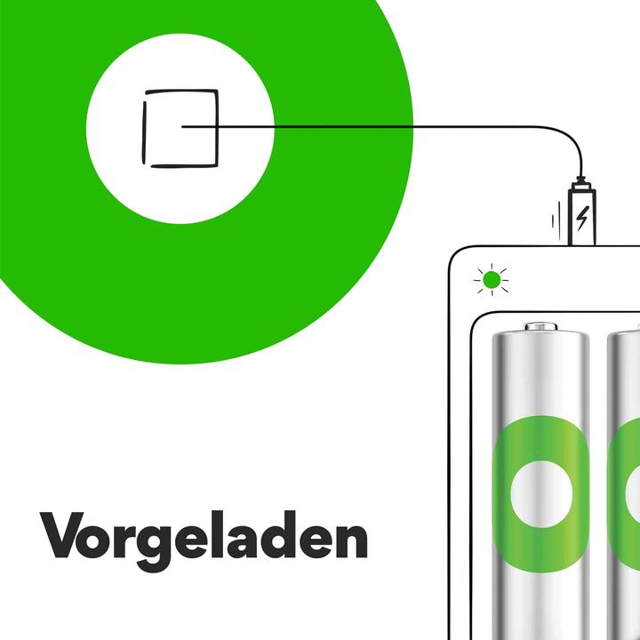 Immagine prodotto GP Batteries Batterie ricaricabili altre (2 pz., AAA, 650 mAh)