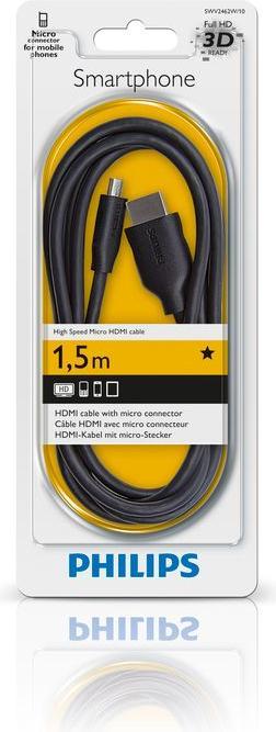 Immagine prodotto Philips Cavo HDMI SWV2462W/10 (0.32 m, HDMI)