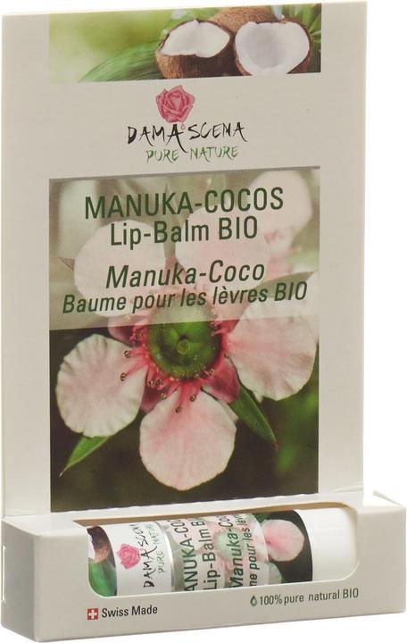Image du produit Damascena Manuka Coco baume pour les lèvres bio (Sticks de soin)