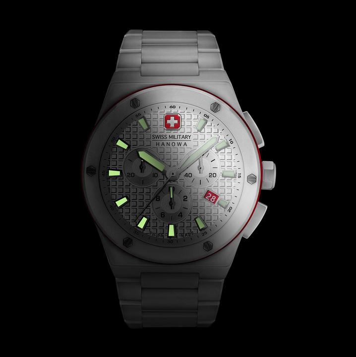 Immagine prodotto Swiss Military Hanowa Herrenuhr (Orologio con pietra preziosa, 43 mm)