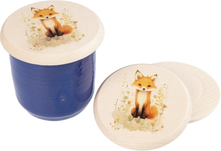 Produktbild La Mia! Trinkglasabdeckung aus Buchenholz mit tollen Tiermotiven (Glasabdeckung)