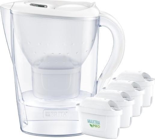 Produktbild Brita Marella XL filter jug + 4 cartridges PRO Pure Performance cartridges White