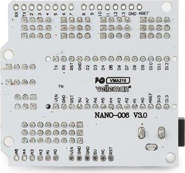 Actual product image Whadda Multifunction expansion cards for Arduino Nano UNO (Add-on)