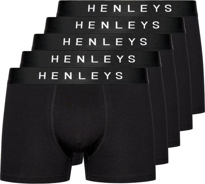 Actual product image Henleys Mens Coalink Boxer Shorts (Pack of 5) (XL, 5-pack)