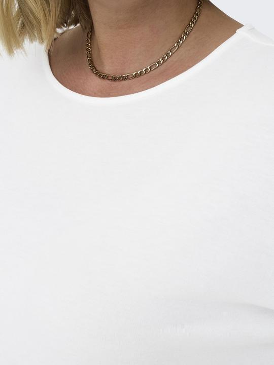 Image du produit Only Top curvy à la coupe décontractée et aux manches 3/4 Top (L)