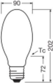 Produktbild Ledvance LED-Lampe (E40, 38 W, 6000 lm, 6 x, D)