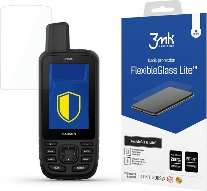 3MK FlexibleGlass Lite Garmin GPSMAP 67 Szkło Hybrydowe Lite