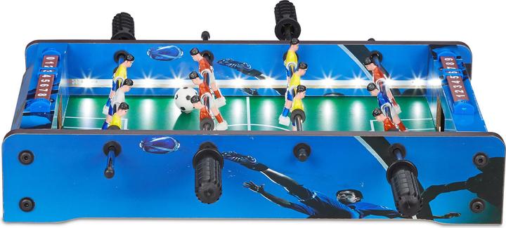 Immagine prodotto Relaxdays Biliardino Calcio Balilla da Tavolo, Blu