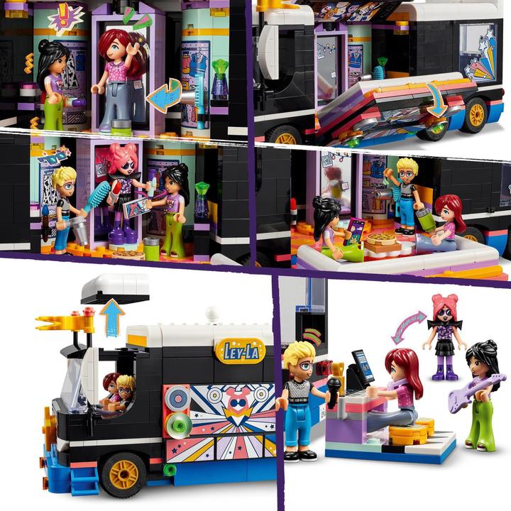 Image du produit LEGO 42619 Bus de tournée Popstar (42619, LEGO Friends)