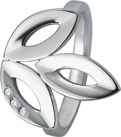 Immagine prodotto Xen Anello a fiore con 3 diamanti taglio brillante 0,015 ct. lucido (53)