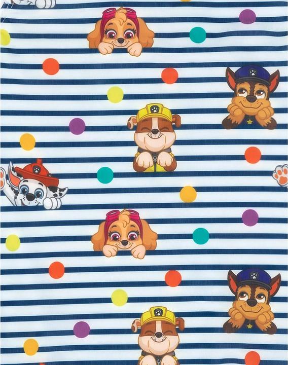 Actual product image Paw Patrol Girls Striped One Piece Swimsuit (104)