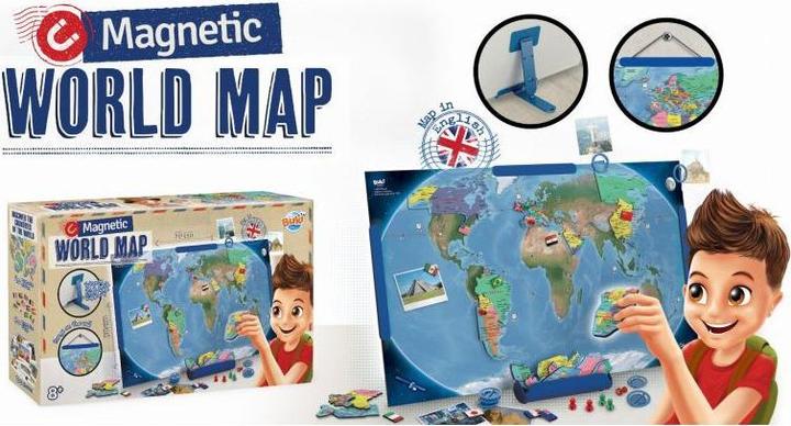 Image du produit Buki Carte du monde magnétique, (en anglais) (Anglais)