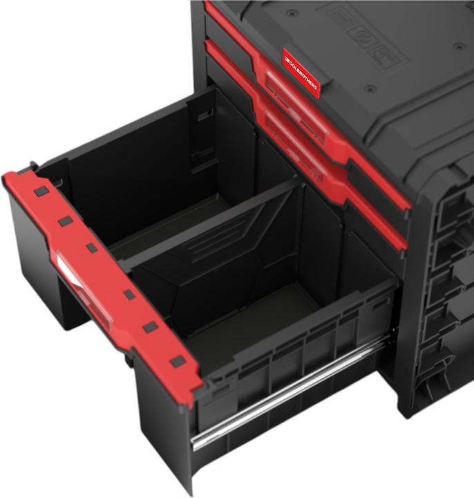 Produktbild Tool Brothers Toolbrothers RHINO L Cart 2.0 Plus Drawer 3 ECO Werkzeugkoffer auf Rädern 520 x 415 x 660 mm 12 l
