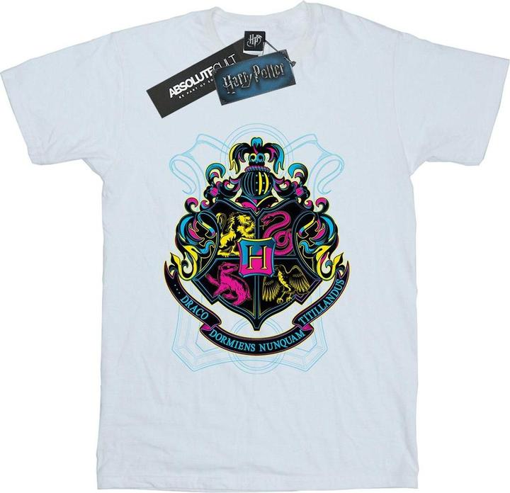 Produktbild Neon Hogwarts Crest TShirt Jungen (152, 158)