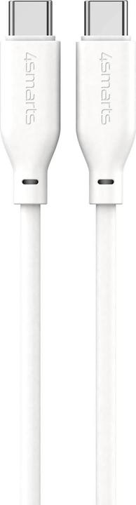 Produktbild 4smarts USB-C / USB-C Silikon-Kabel High Flex 60W 1,5m weiss (1.50 m, USB 2.0)