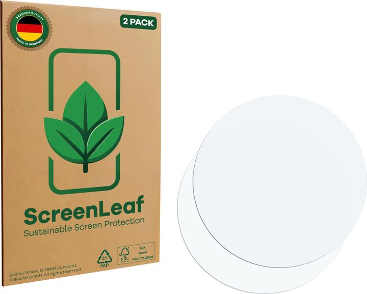 Actual product image ScreenLeaf Screen Protector sustainable Screen Protection, clear, anti-scratch