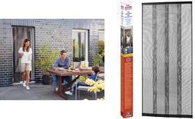 Actual product image tesa Insect screen aluminium slatted door for balcony and patio doors (95 x 220 cm)
