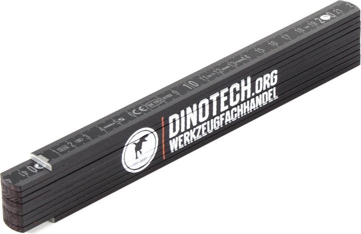 Actual product image Dinotech Stabila Folding Meter - black 2 m, Accuracy Class III (cm, mm)