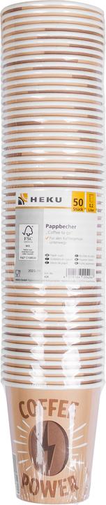 Actual product image Heku Disposable coffee mug (50 x)