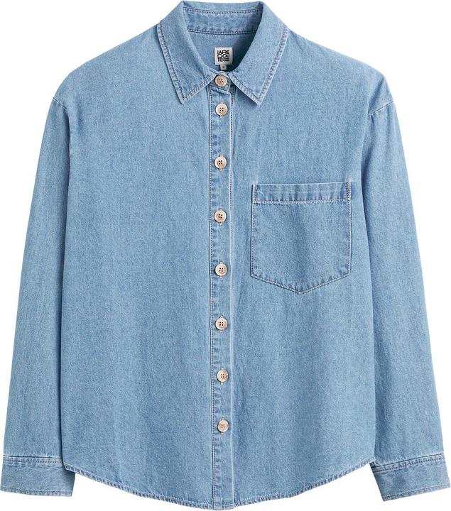 Image du produit La Redoute Collections Chemise en jean à manches longues (38)