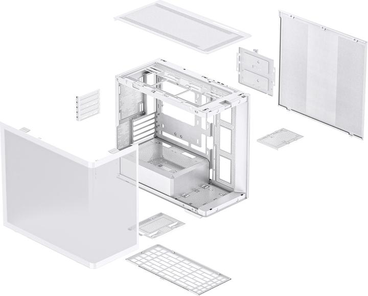 Productafbeelding Jonsbo D300 - wit, 270&deg gehard glas (mATX, ITX)