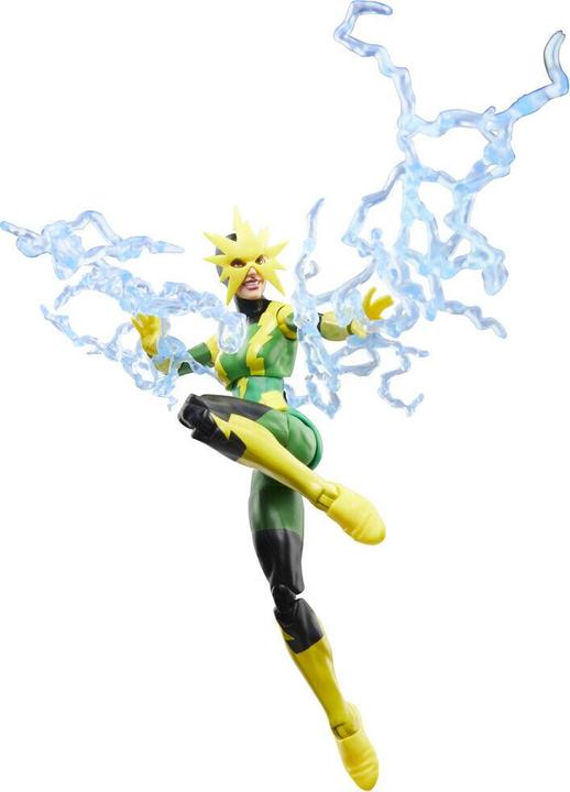 Actual product image Hasbro Spider-Man Marvel Legends Retro Actionfigur Electro (Francine Frye) 15 cm