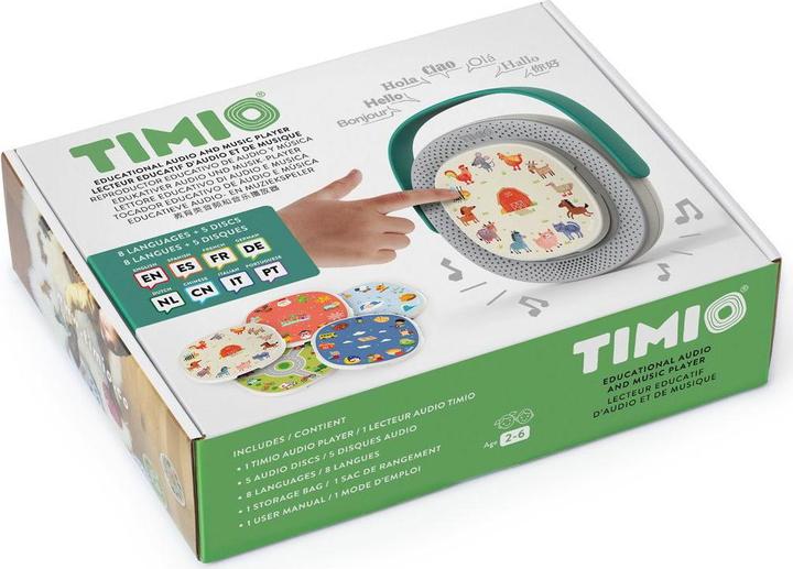 Actual product image Timio Audio Player (German, Spanish, Chinese, French, Multilingual, Italian, Icelandic, Portuguese, English)