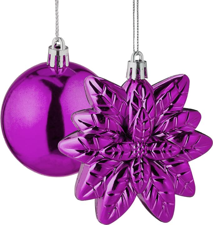 Image du produit Relaxdays ensemble de 100 boules de Noël (100 -pièce)