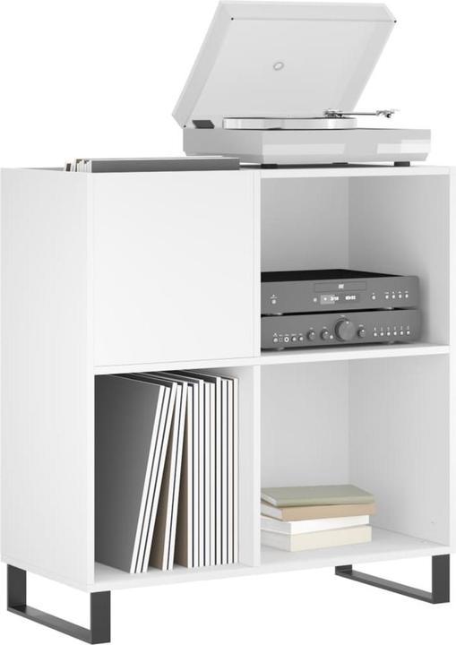 Produktbild VidaXL Plattenschrank Weiss 84,5x38x89 cm Holzwerkstoff, Farbe (84.5 x 38 x 89 cm)
