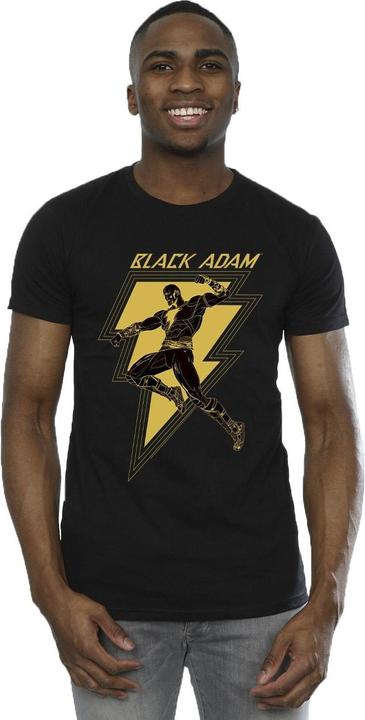 Produktbild Black Adam Golden Bolt Brust TShirt (4XL)
