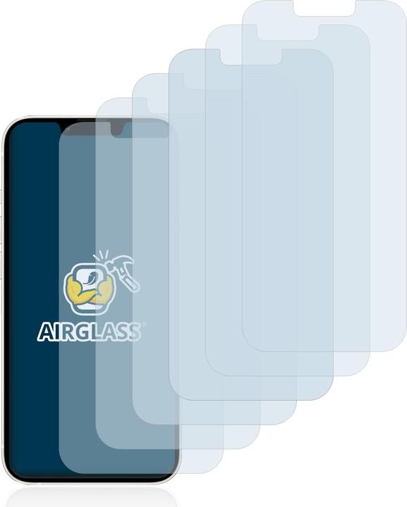 Produktbild BROTECT AirGlass Panzerglasfolie (6 Stück, Apple iPhone 13)